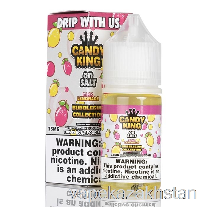 Vape Kazakhstan Pink Lemonade Bubblegum Collection - Candy King On Salt - 30mL 35mg